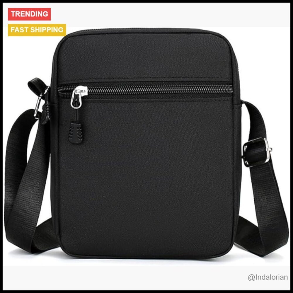 Nylon Crossbody Bag Adjustable Strap Sporty Travel Fashion Sling Shoulder Bag